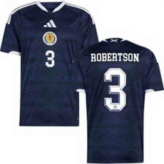 Youth 3 Scotland Andrew Robertson 2026 Home Replica Jersey 1